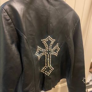 Ladies leather jacket